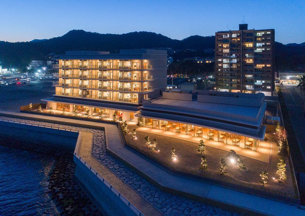 Hotel Shimonoseki Onsen Kaze No Umi Exterior foto